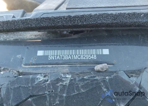 2021 Nissan Rogue Sv Fwd from USA, damaged, VIN 5N1AT3BA1MC829548